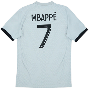 2022-23 París Saint-Germain Camiseta Auténtica de Visitante Mbappe #7 - 9/10 - (S)