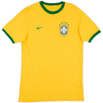 2014-15 Brazil Nike Cotton Tee - 9/10 - (L)