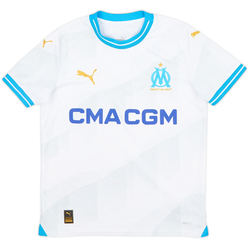 2023-24 Olympique Marseille Home Shirt - 8/10 - (L.Boys)