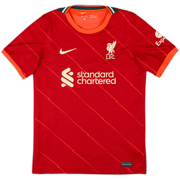 2021-22 Liverpool Home Shirt - 10/10 - (L.Boys)