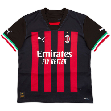 2022-23 AC Milan Home Shirt - 8/10 - (M.Boys)