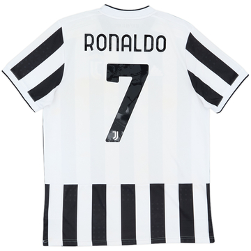 2021-22 Juventus Home Shirt Ronaldo #7 - 6/10 - (L)