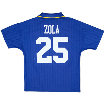 1995-97 Chelsea Home Shirt Zola #25 - 8/10 - (L)