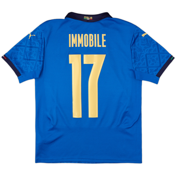 2020-21 Italy Home Shirt Immobile #17 - 9/10 - (S)