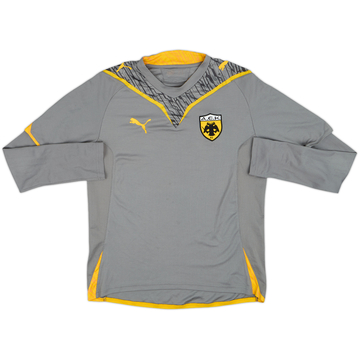 2009-10 AEK Athens Third L/S Shirt - 8/10 - (XL.Boys)