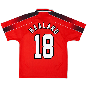 1996-97 Nottingham Forest Home Shirt Haaland #18 - 9/10 - (M)