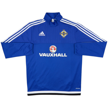 2016-17 Northern Ireland adidas 1/4 Zip Drill Top - 9/10 - (M)