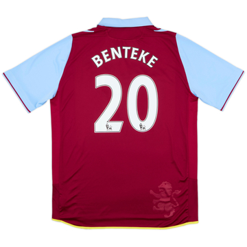 2012-13 Aston Villa Home Shirt Benteke #20 - 8/10 - (XL)