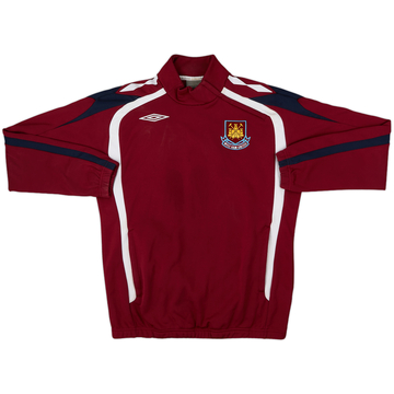 2007-08 West Ham Umbro 1/4 Zip Sweat Top - 8/10 - (M)