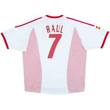 2002-04 Spain Away Shirt Raul #7 - 6/10 - (XXL)