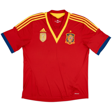2013 Spain Confederation Cup Home Shirt - 8/10 - (XL)