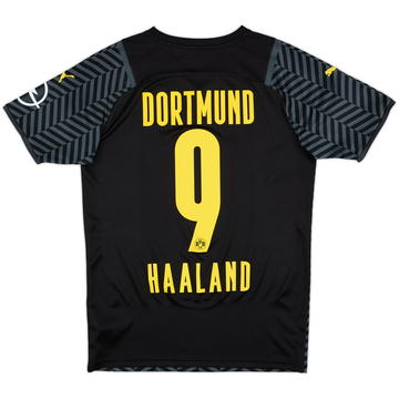 2021-22 Borussia Dortmund Away Shirt Haaland #9 - 8/10 - (S)