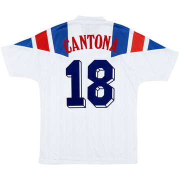 1992-94 France Away Shirt Cantona #18 - 7/10 - (XXL)