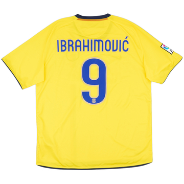 2008-10 Barcelona Away Shirt Ibrahimovic #9 - 9/10 - (XL)