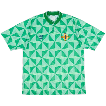 1990-92 Northern Ireland Home Shirt - 7/10 - (L)
