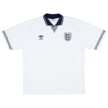 1990-92 England Home Shirt - 9/10 - (L)