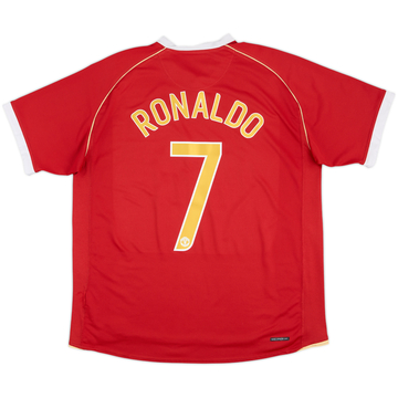 2006-07 Manchester United Home Shirt Ronaldo #7 - 5/10 - (XL)