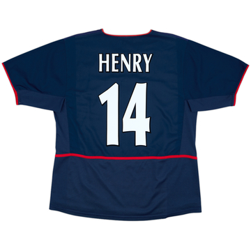 2002-04 Arsenal Away Shirt Henry #14 - 8/10 - (XL)