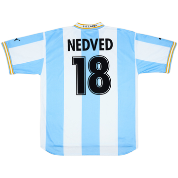 1999-00 Lazio European Home Shirt Nedved #18 - 8/10 - (XXL)