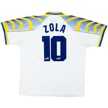 1995-97 Parma Home Shirt Zola #10 - 8/10 - (XL)