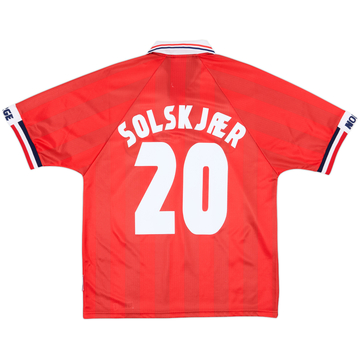 1998-00 Norway Home Shirt Solskjaer #20 - 8/10 - (M)