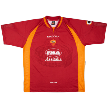 1997-98 Roma Home Shirt - 8/10 - (XXL)