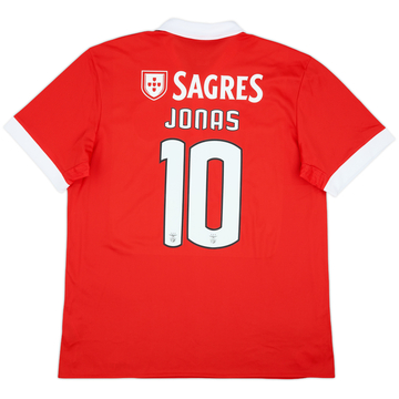2017-18 Benfica Home Shirt Jonas #10 - 9/10 - (XL)
