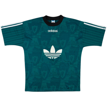 1995-96 Liverpool adidas Training Shirt - 8/10 - (S)