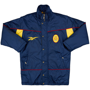 1997-98 Liverpool Reebok Padded Bench Coat - 9/10 - (XL.Boys)