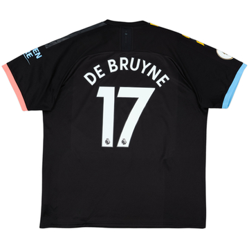 2019-20 Manchester City Away Shirt De Bruyne #17 - 9/10 - (XXL)