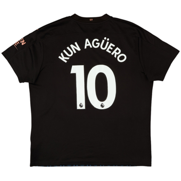 2020-21 Manchester City Away Shirt Kun Aguero #10 - 8/10 - (XXL)