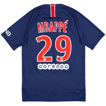 2018-19 Paris Saint-Germain Home Shirt Mbappe #29 - 8/10 - (S)