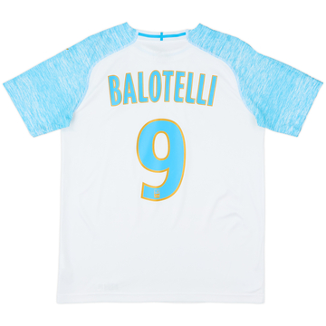 2018-19 Olympique Marseille Home Shirt Balotelli #9 - 8/10 - (XL.Boys)