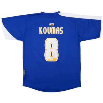 2005-06 Cardiff City Home Shirt Koumas #8 - 4/10 - (L)