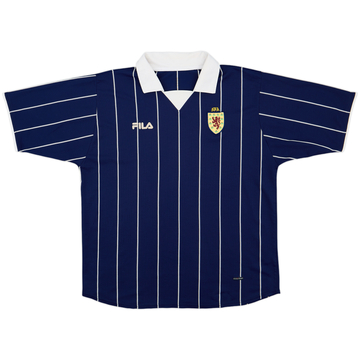 2002-03 Scotland Home Shirt - 8/10 - (XL)