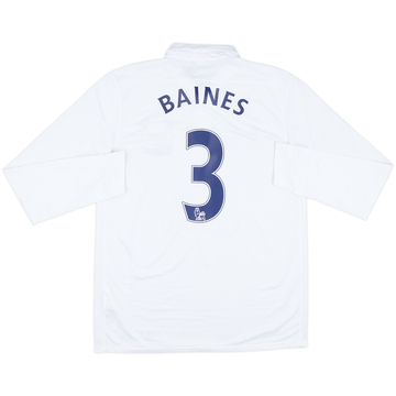 2012-13 Everton Third L/S Shirt Baines #3 - 6/10 - (M)