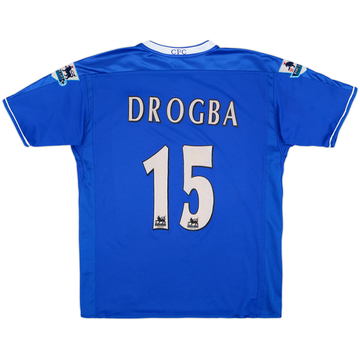 2003-05 Chelsea Home Shirt Drogba #15 - 5/10 - (L)