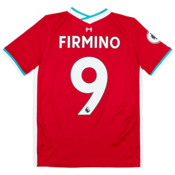 2020-21 Liverpool Home Shirt Firmino #9 - 8/10 - (L.Boys)