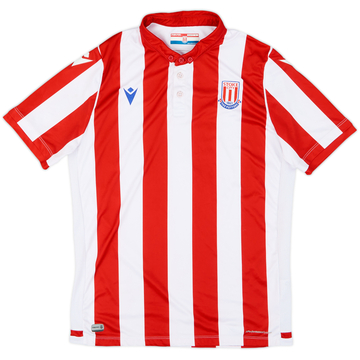 2019-20 Stoke City Home Shirt - 8/10 - (XL.Boys)