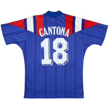 1992-94 France Home Shirt Cantona #18 - 9/10 - (L)