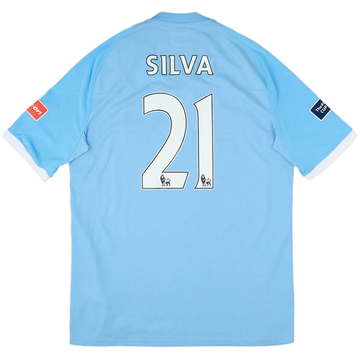 2010-11 Manchester City Home Shirt Silva #21 - 5/10 - (L)