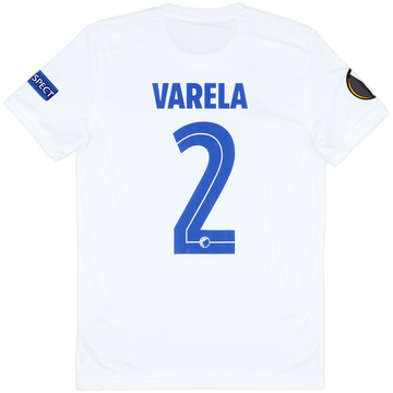 2019-20 FC Copenhagen Match Issue Europa League Home Shirt Varela #2