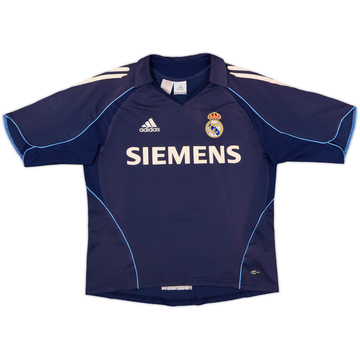 2005-06 Real Madrid Away Shirt - 6/10 - (L.Boys)