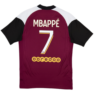 2020-21 Paris Saint-Germain Third Shirt Mbappe #7 - 6/10 - (S)