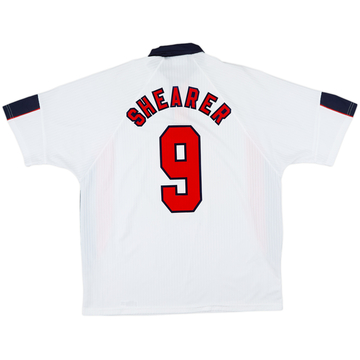 1997-99 England Home Shirt Shearer #9 - 9/10 - (XXL)