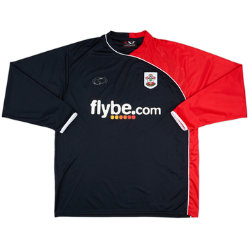 2006-07 Southampton Away L/S Shirt - 5/10 - (XL)