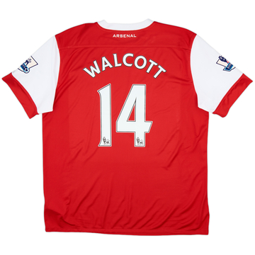 2010-11 Arsenal Home Shirt Walcott #14 - 8/10 - (XL)