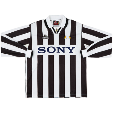 1995-97 Juventus Home L/S Shirt - 9/10 - (M)