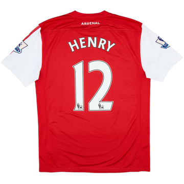 2011-12 Arsenal Home Shirt Henry #12 - 8/10 - (M)