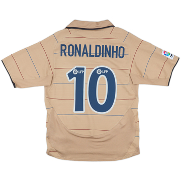 2003-05 Barcelona Away Shirt Ronaldinho #10 - 7/10 - (M)